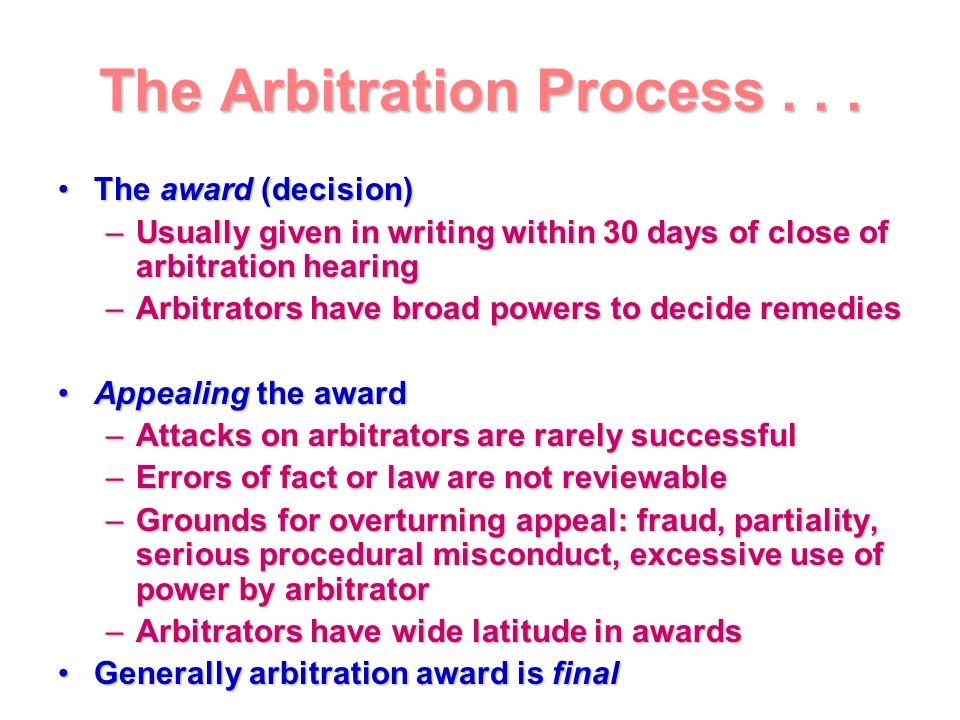 Appealing Arbitration Decisions: Practice Tips for Young Lawyers